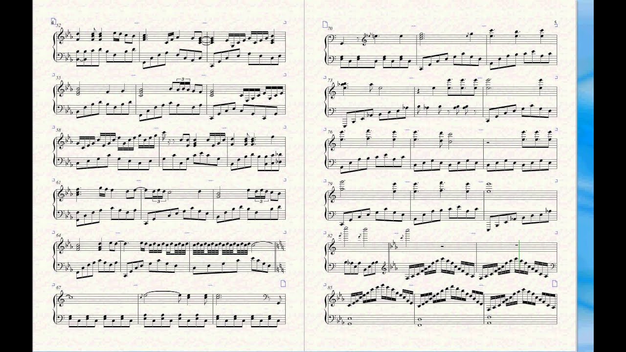 Muse - Bliss (Sheet Music)