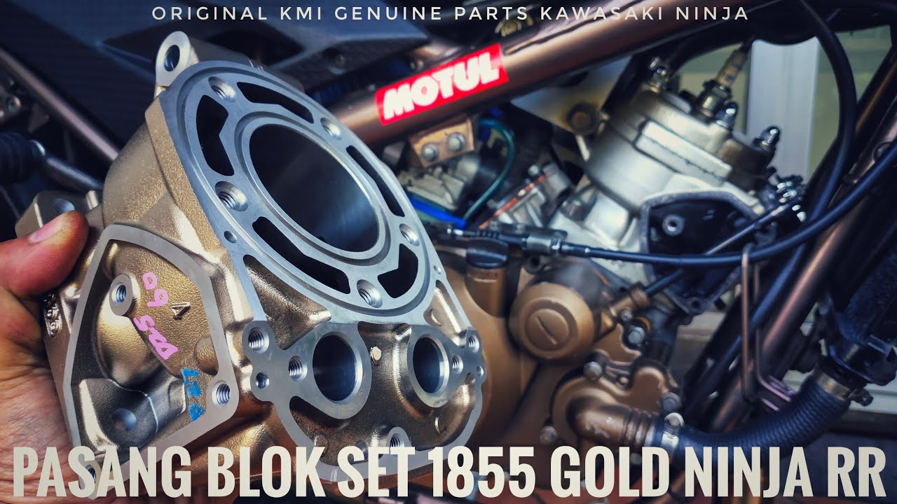 Pasang Blok Set 1855 GOLD Ninja 150RR Mesin INREYEN