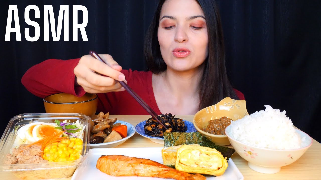CAF&Eacute; DA MANH&Atilde; JAPON&Ecirc;S ASMR COMIDA MUKBANG JAPAN BREAKFAST 朝ごはん和食