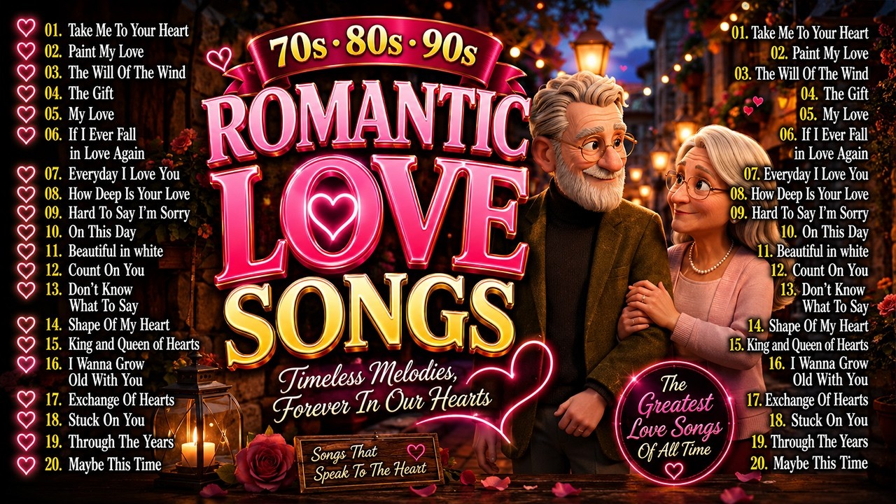 80s Vibe: Most Old Beautiful Romantic Love Songs 70's 80's 90's