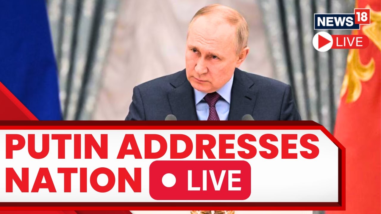 Putin Addresses Nation Live: Russian President Vladimir Putin gives an address | World News Live