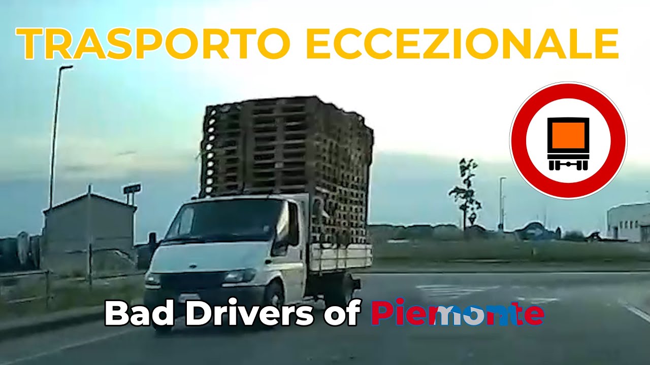BAD DRIVERS OF PIEMONTE (ITALY) - dashcam compilation 19.9