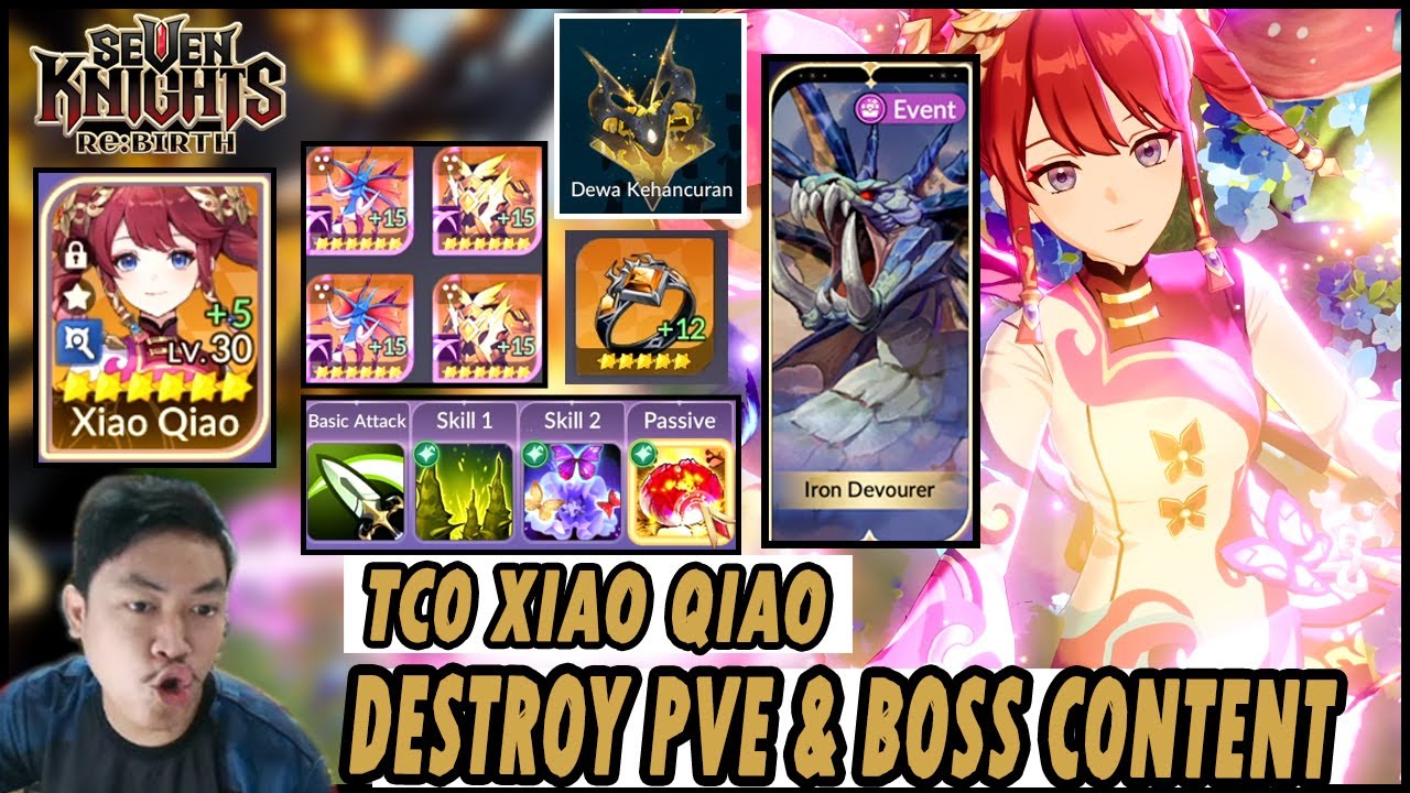 🔥🔥TC0 XIAO QIAO DESTROY PVE & BOSS CONTENT! [BEST GEAR] HERO GRATISAN OP! - SEVEN KNIGHTS RE:BIRTH