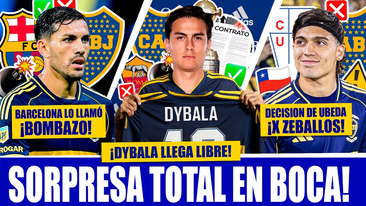 &iexcl;Bomba INESPERADA en Boca x PAREDES! ► 6 CAMBIOS en el 11 vs U CATOLICA! ► Decision Ubeda x ZEBALLOS