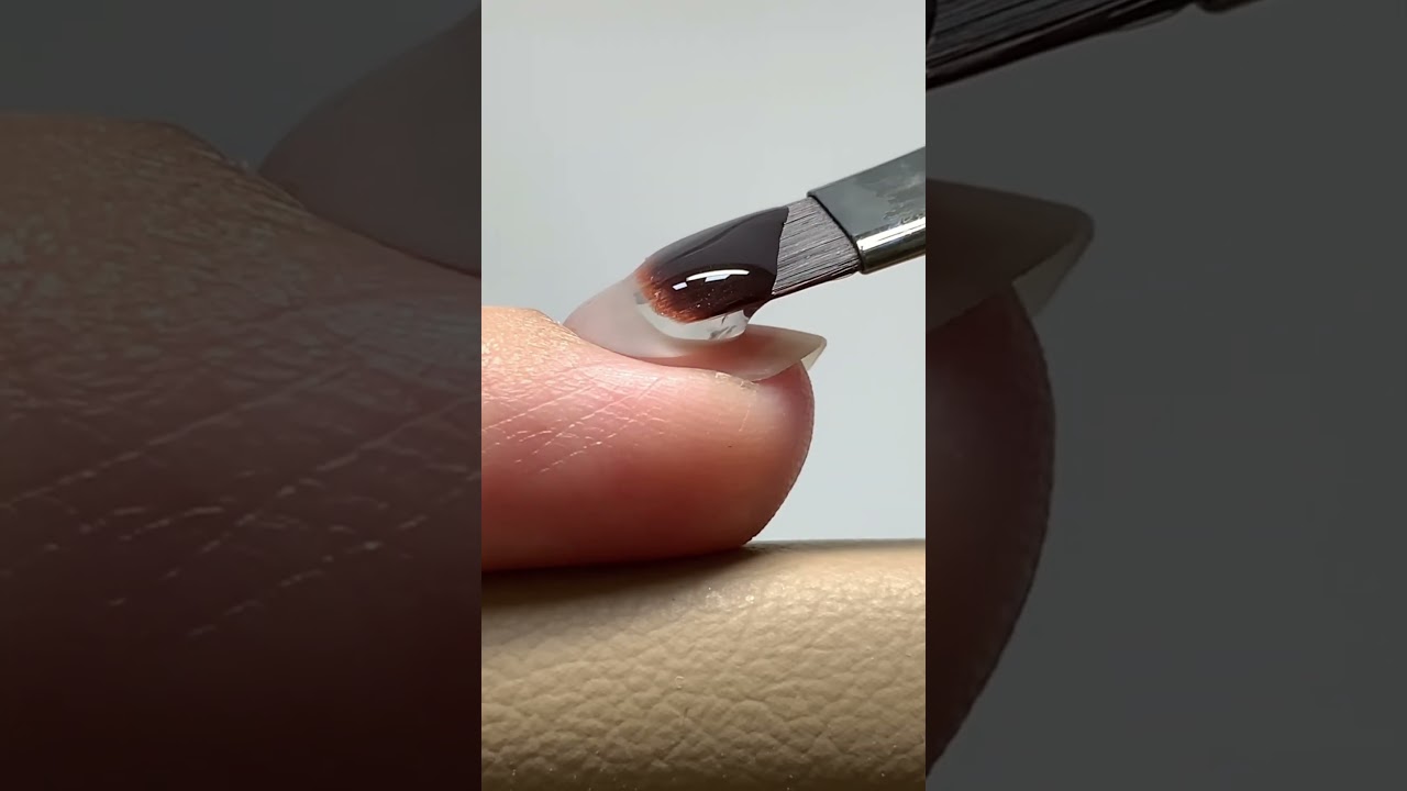 How to apply the gel correctly❓❓ #gelnails #gelnailart #nailarts  #nailtutorial #nailtips #nailtech