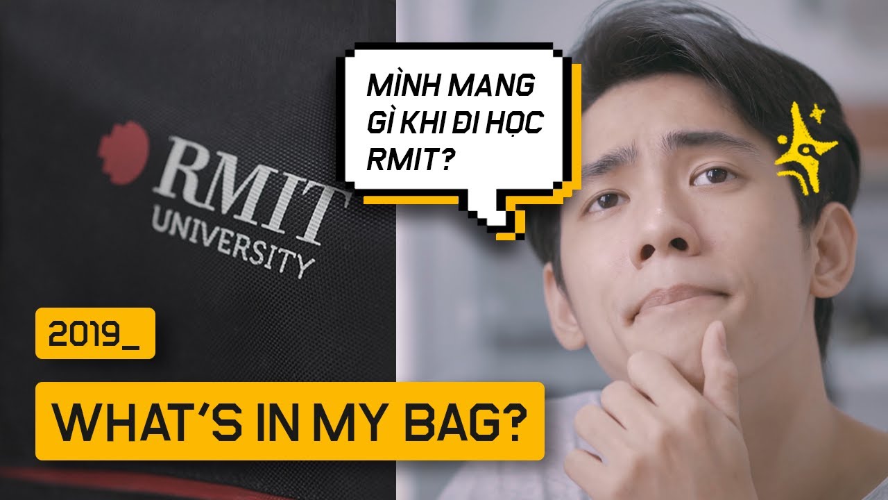 Sinh vi&ecirc;n thiết kế RMIT đi học mang g&igrave; // What's In My Bag