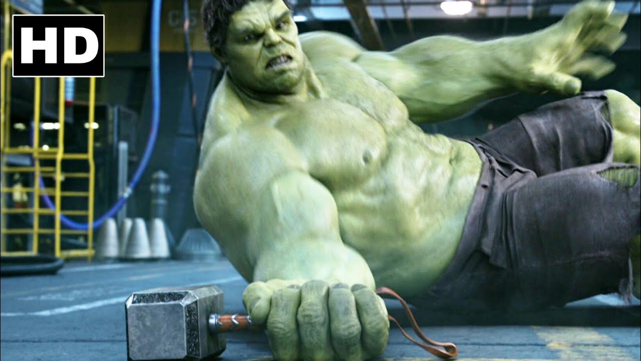 Hulk vs Thor & Black Widow | The Avengers  (2012) | fight scene | The cinewood star