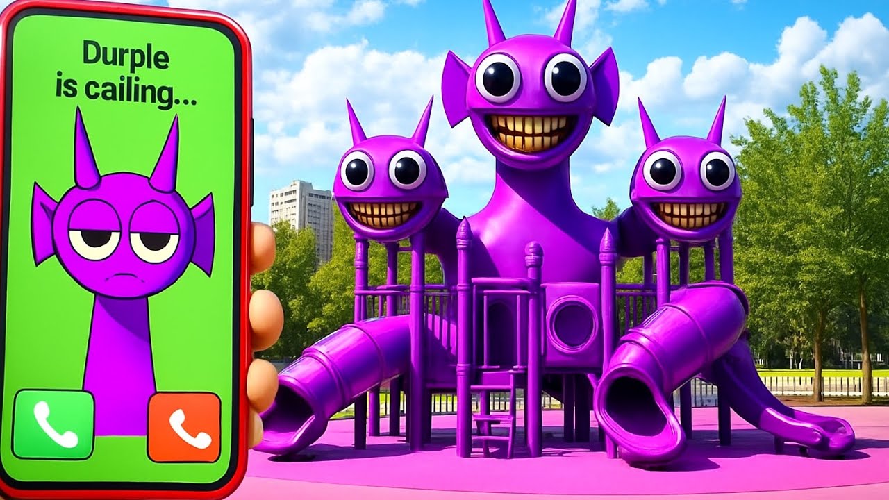 CURSE of SPRUNKI SLIDE EATER - Durple transformation