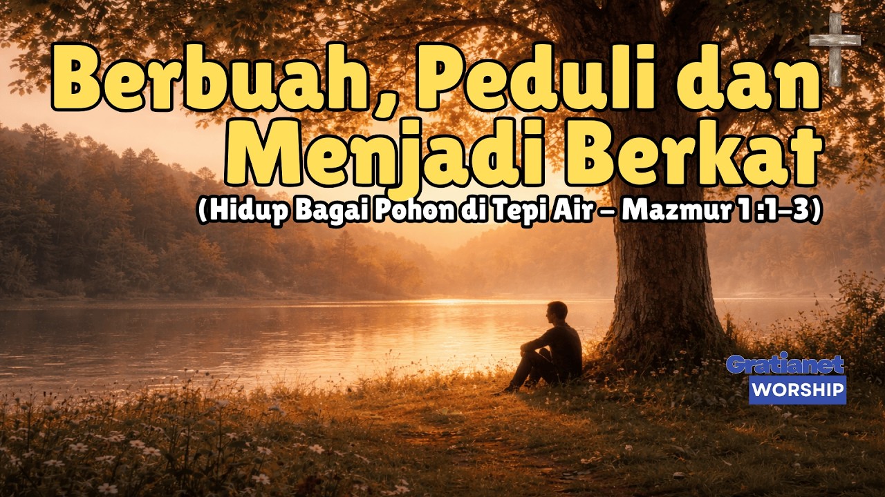 Berbuah, Peduli dan Menjadi Berkat | Hidup Bagai Pohon di Tepi Air | Di Tepi Aliran (Mazmur 1:1-3)