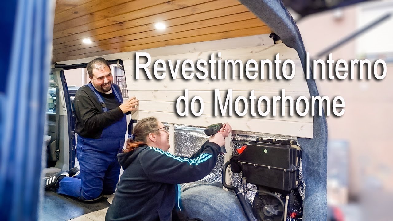 Revestimento Interno do Motorhome |  Interno de Madeira Van | Mamute T4 #15