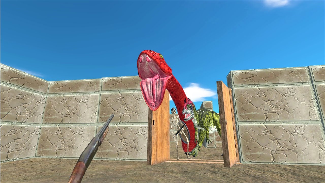 The result of getting lost in the labyrinth! - Animal Revolt Battle Simulator