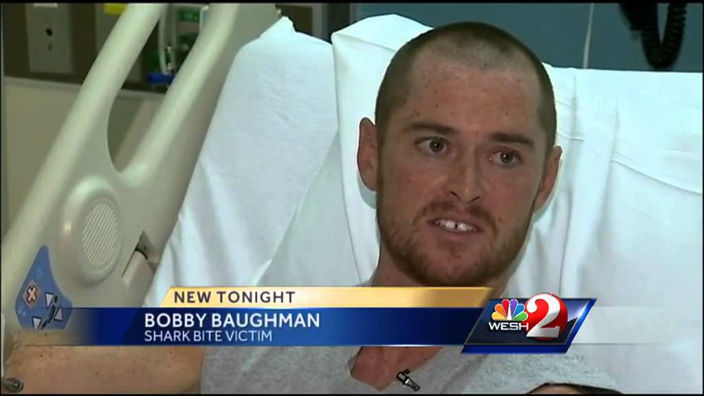 Surfer bitten by shark off Cocoa Beach