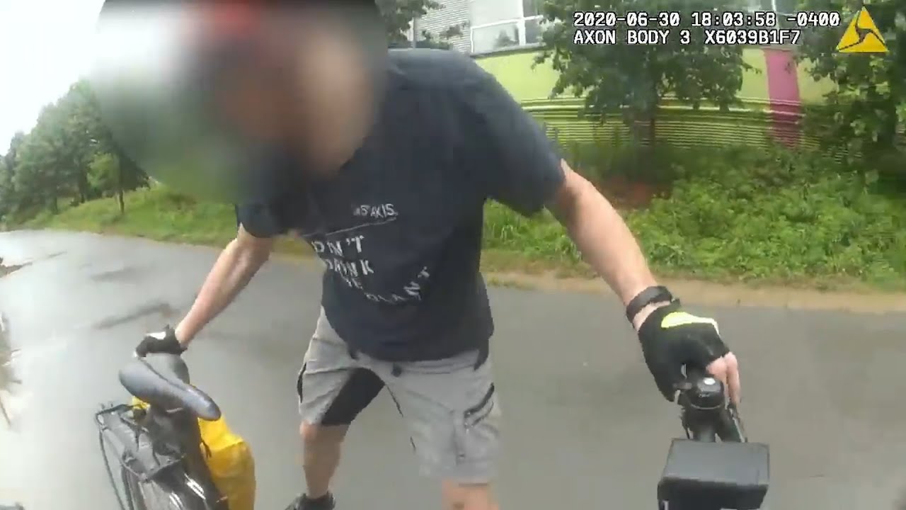 Cop Takes A Guys Bike To Catch a Suspect