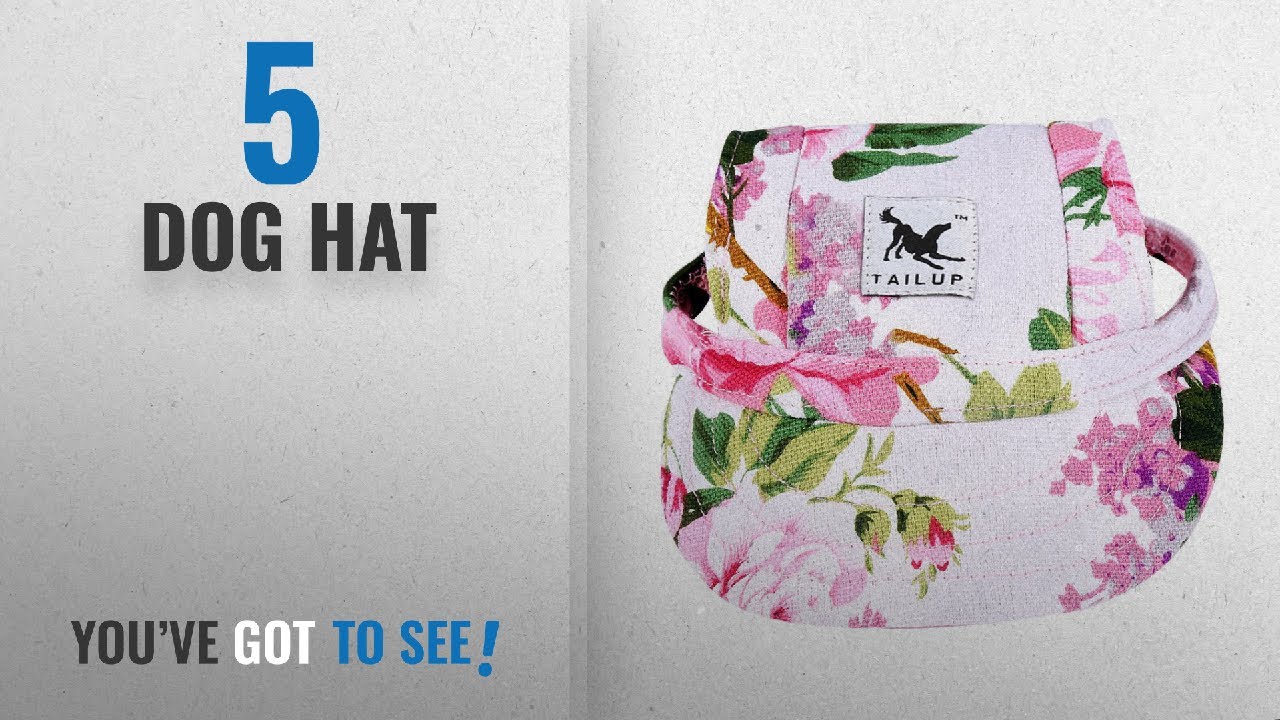 Top 5 Dog Hat [2018 Best Sellers]: Cade Flower Pattern Nylon Baseball Cap/ Dogs Hat / Visor Cap with