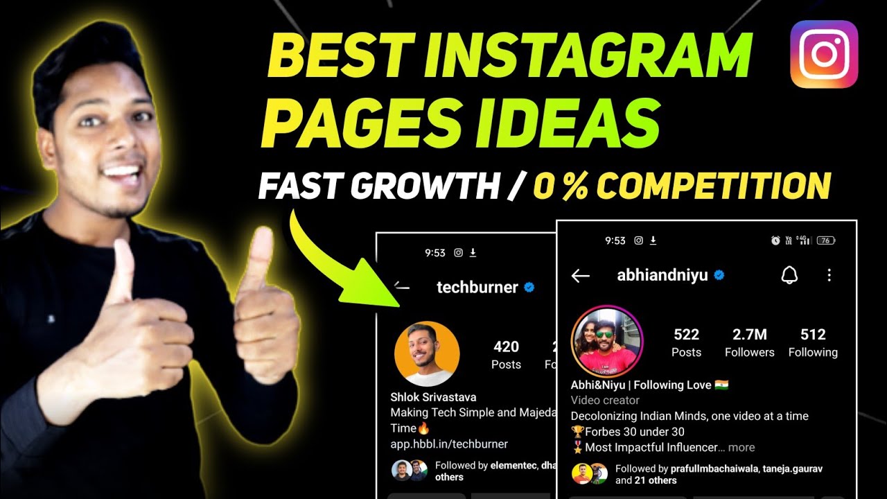 Best Instagram Page Ideas 2022 For Fast Growth🔥Instagram Niche Ideas Hindi । Content/Niche Ideas