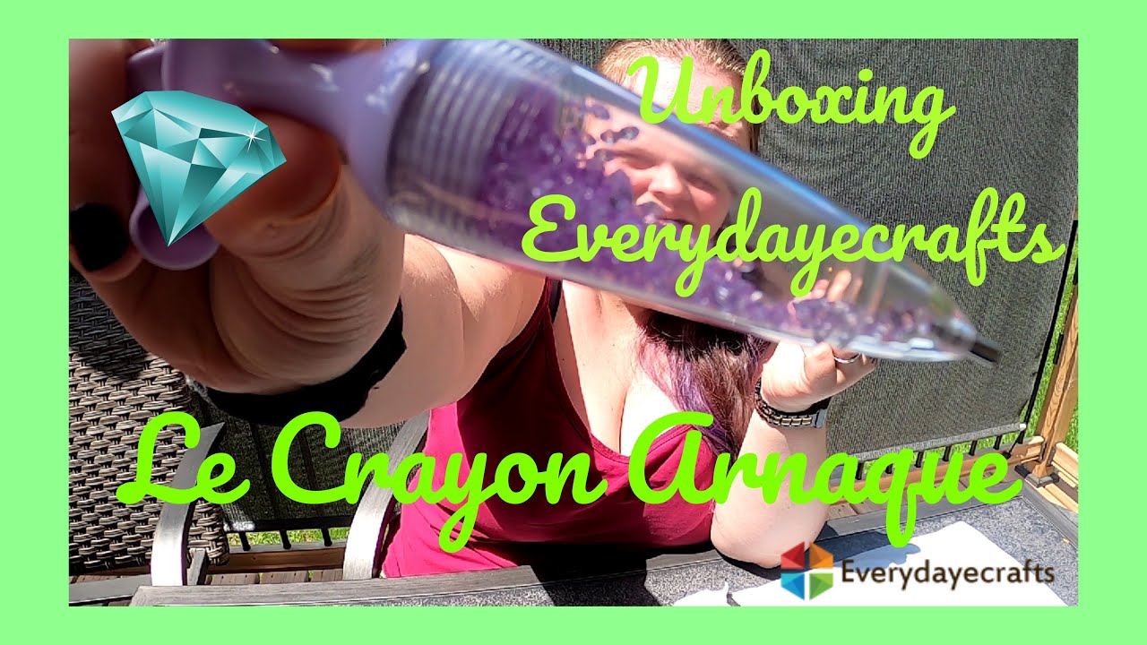 Unboxing Everydayecrafts 💎 Le Crayon Arnaque 🖍️  [Diamond Painting]