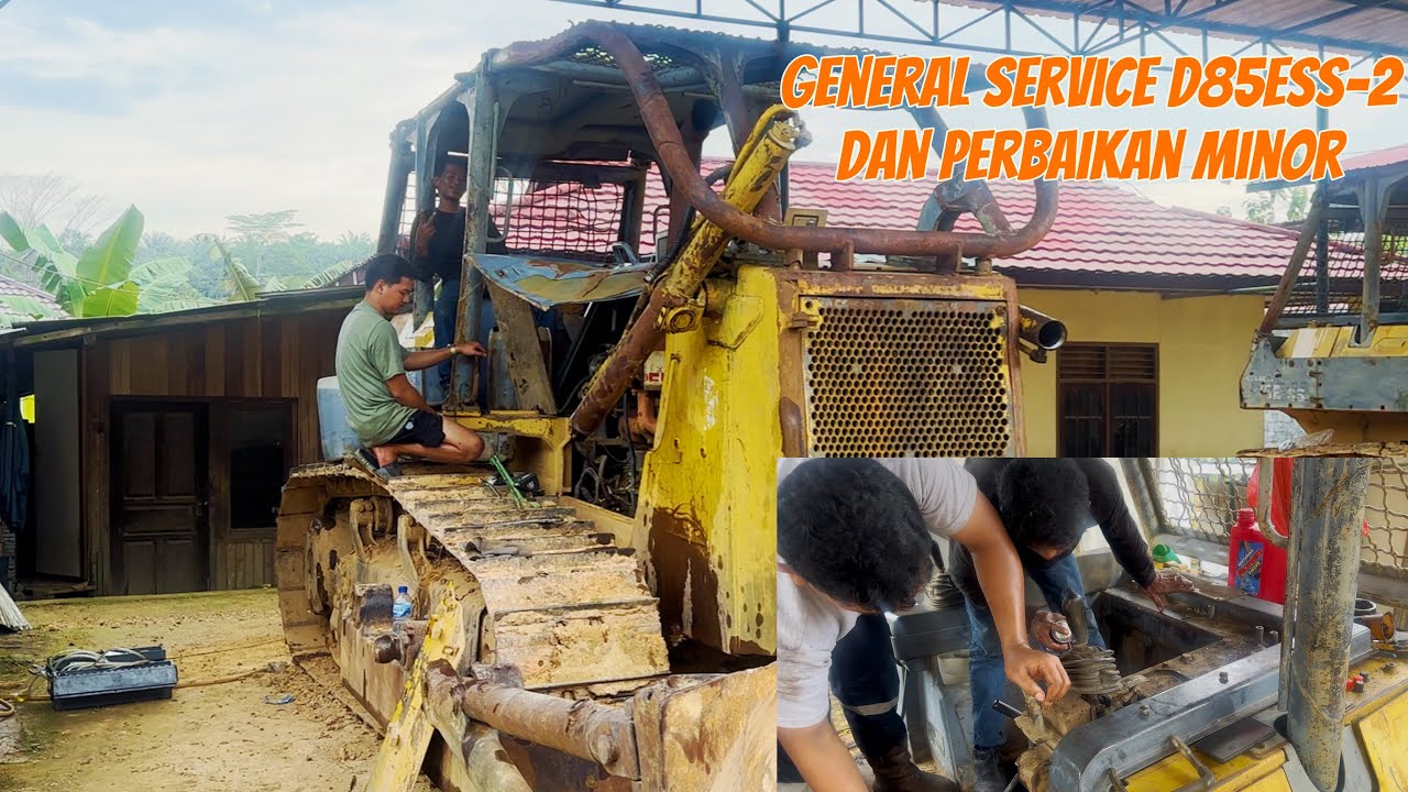 Service General Komatsu D85ESS-2 setelah parkir selama 8 Tahun.