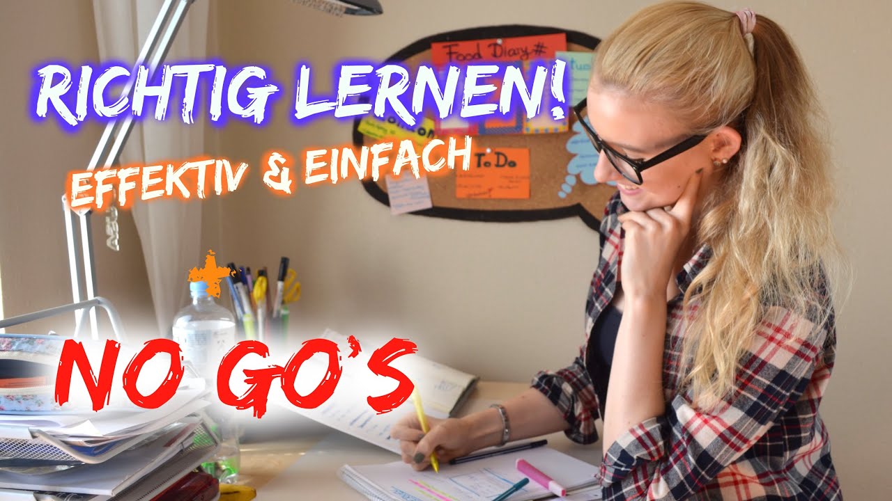9 effektive LERNMETHODEN & NO GO's  #backtoschool