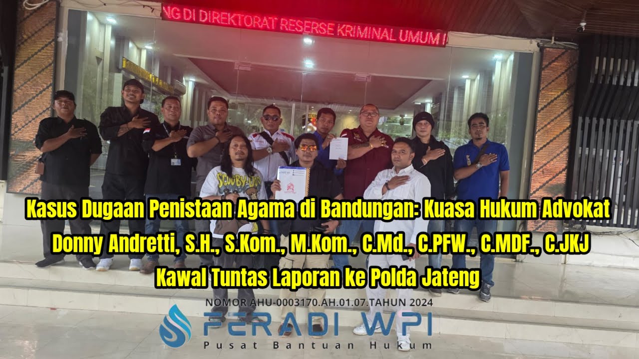 Kasus Dugaan Penistaan Agama di Bandungan: Pemilik Kafe Karaoke Dilaporkan ke Polda Jateng