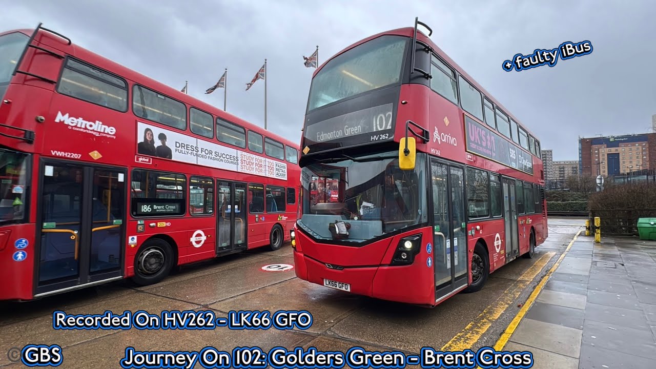 Journey On 102: Golders Green - Brent Cross (+ faulty iBus)