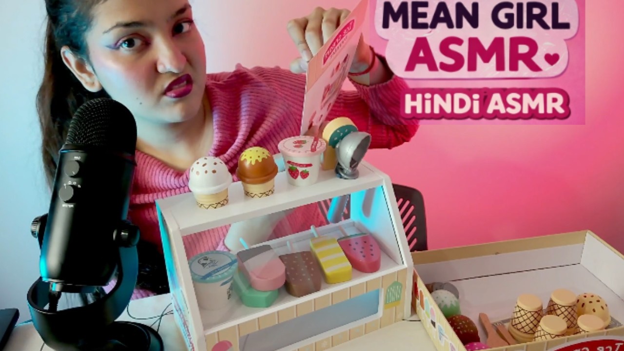 ASMR ~ ICE CREAM SHOP ROLEPLAY ~MEAN GIRL ASMR