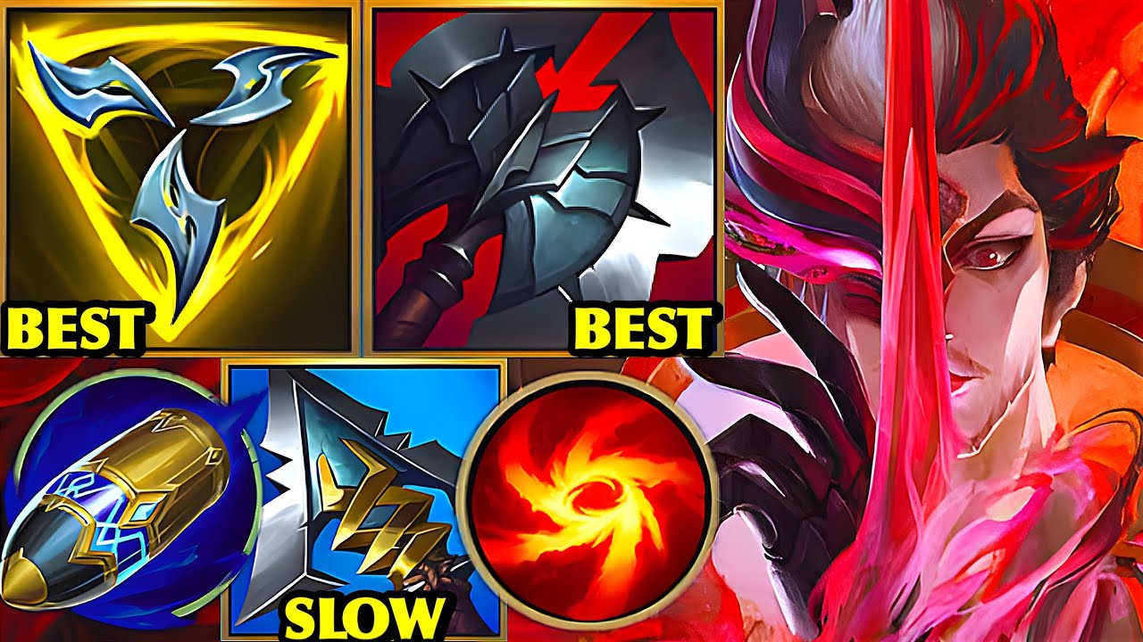 Wild Rift China Zed Jungle | Trinity &times; Black Cleaver BEST ZED Build & Runes - Supreme Cells Zed Skin