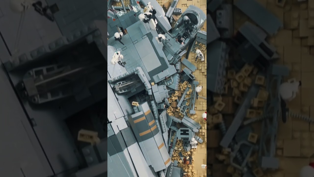 The Battle of Jakku in Lego 👀 