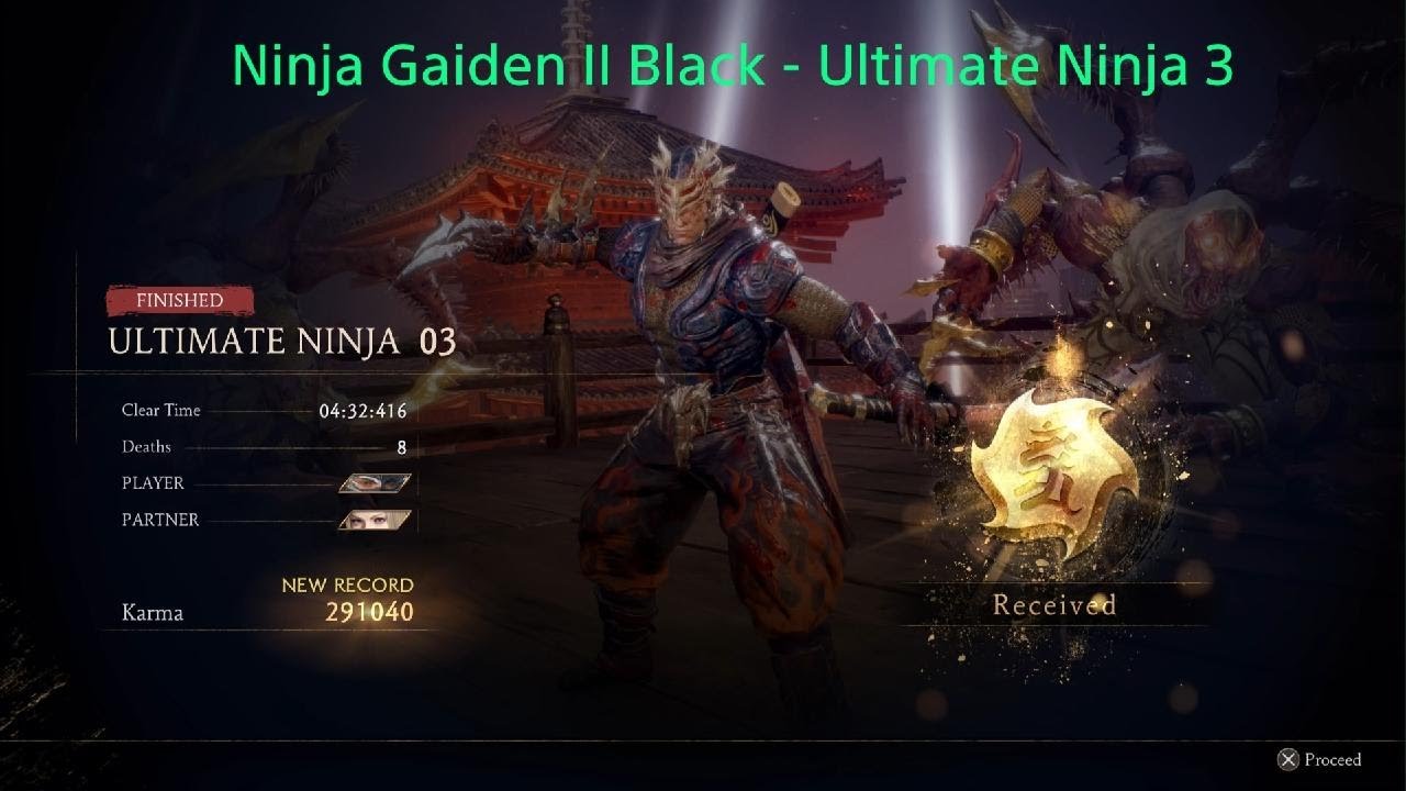 Ninja Gaiden 2 Black - Ultimate Ninja 3 Tag Mission