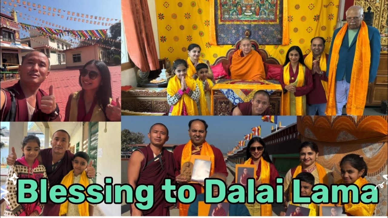 དེ་རིང་ངས་རྒྱ་གར་གྲོགས་པོའི་ནང་མི་ཚོ་མཇལ་ཁ་ཡག་སོང་ཐུགས་རྗེ་ཆེ། blessing to ￼14th Dalai Lama🙏🏻🙏🏻🙏🏻