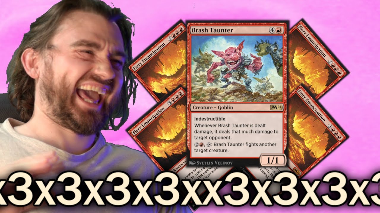 ONE UGIN BLAST = DAMAGE ENOUGH FOR 10 OPPONENTS, LOL! Emancipation Stacking Mono Red MTG Arena