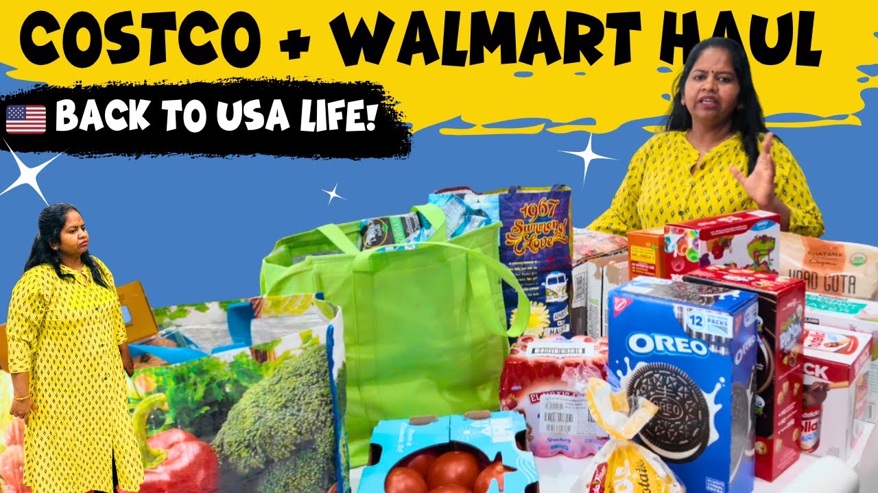Перезагрузка жизни в США! 🇺🇸 Видеоблог о доставке продуктов из Costco и Walmart