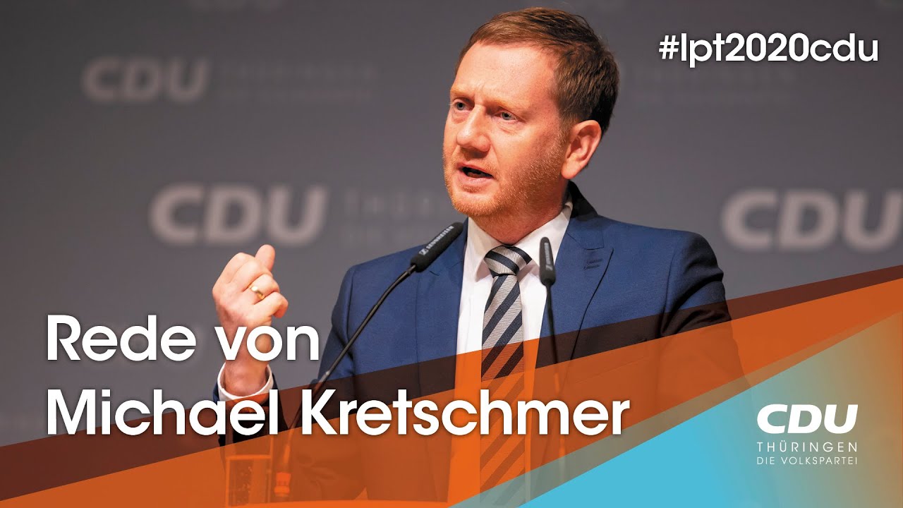 Rede von Michael Kretschmer auf dem 36. Landesparteitag der CDU Thüringen in Erfurt