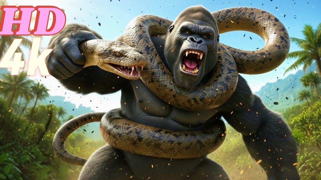 King Kong vs. Anaconda: The Ultimate Jungle Showdown!@UniversalPictures 