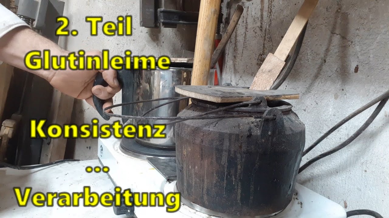 Knochenleim wie vor 100 Jahren und was man falsch machen kann.
