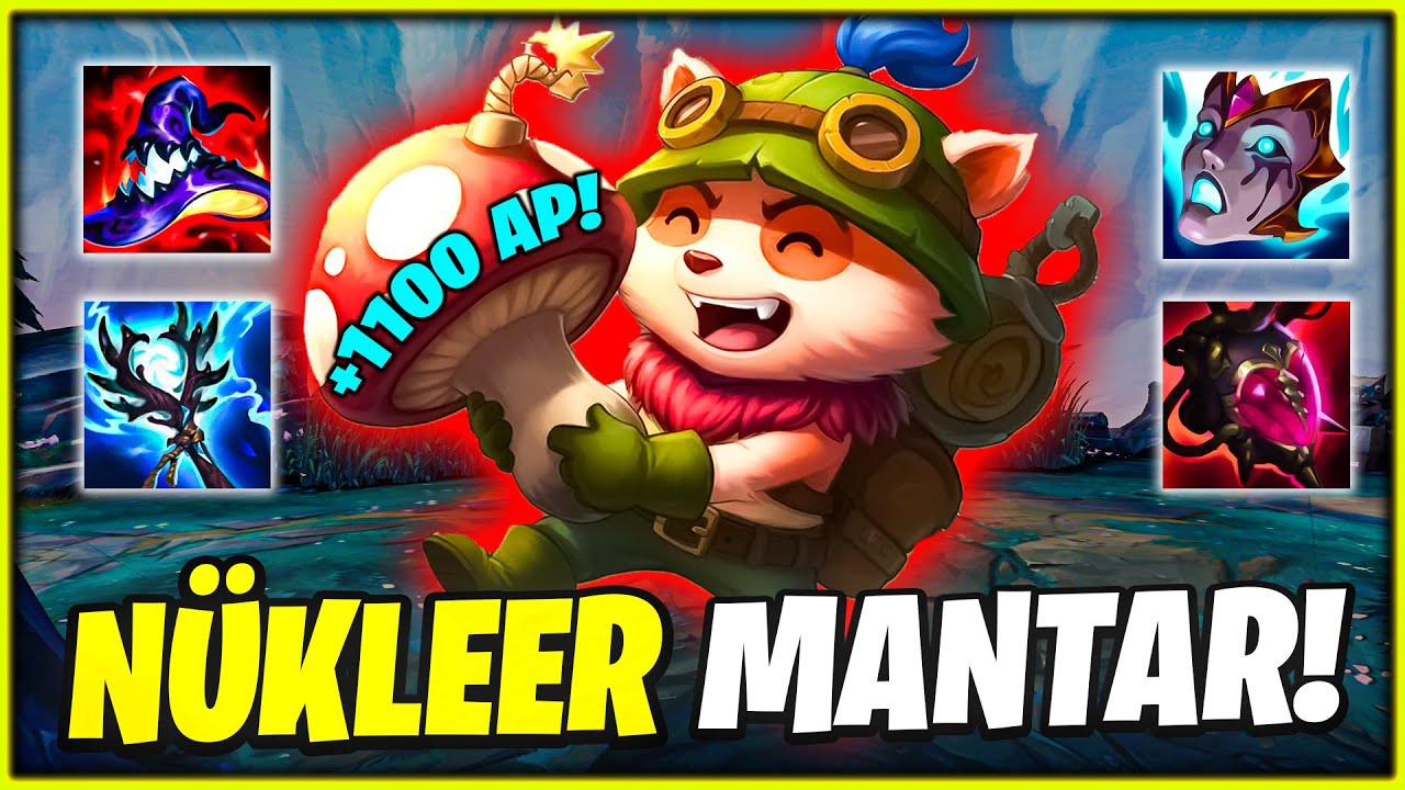 +100.000 HASAR 1000 AP NÜKLEER MANTAR TEEMO!