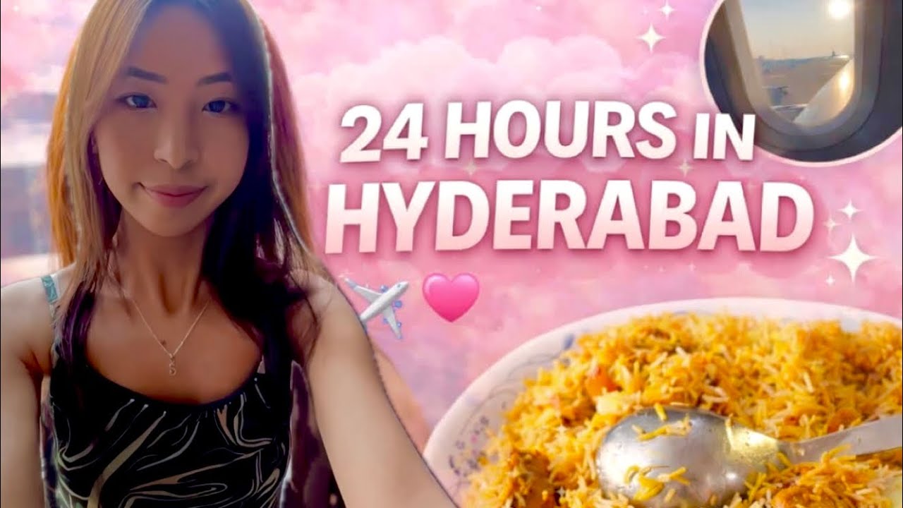 Spent a day in HYDERABAD // #travelvlog 