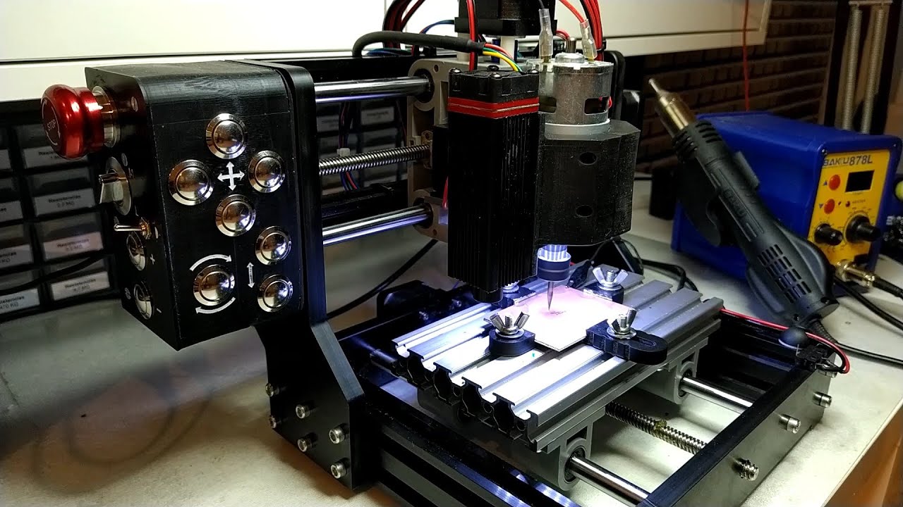 Mejoras en la CNC 1610 para producción de PCBs