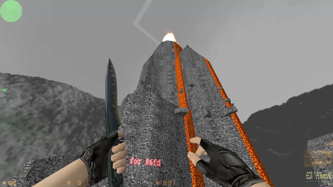 CS 1.6 - Climbing The Volcano (kz_volcano)