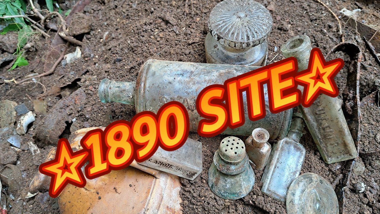 Раскопки бутылок на свалке № 51💥 МЕСТО 1890-Х ГОДОВ ~ Найдены редкие бутылки возрастом 125 лет!! ©