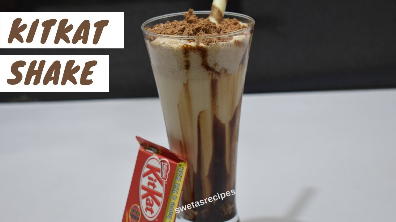 Kitkat Shake With Ice Cream | Kitkat Shake | Kitkat Shake Recipe | Kitkat Shake Keventers