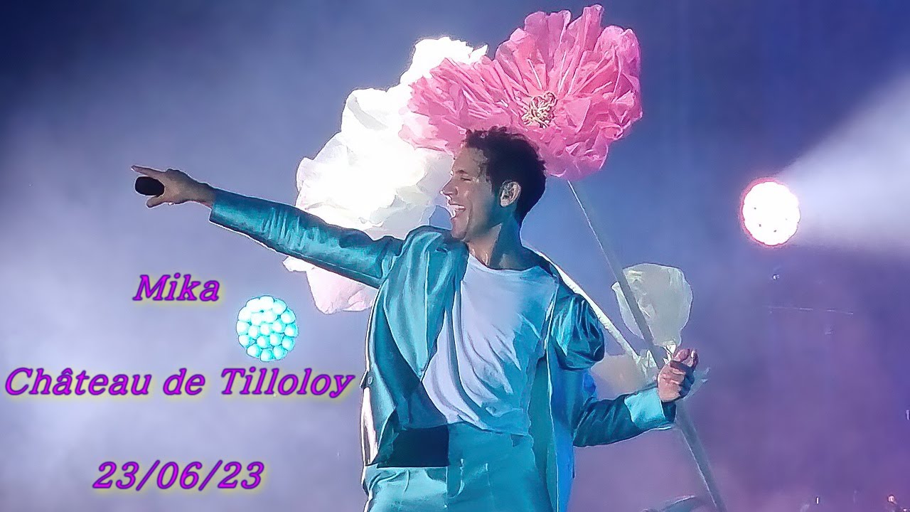#mika Concert intégral de Mika au Château de Tilloloy 23/06/23