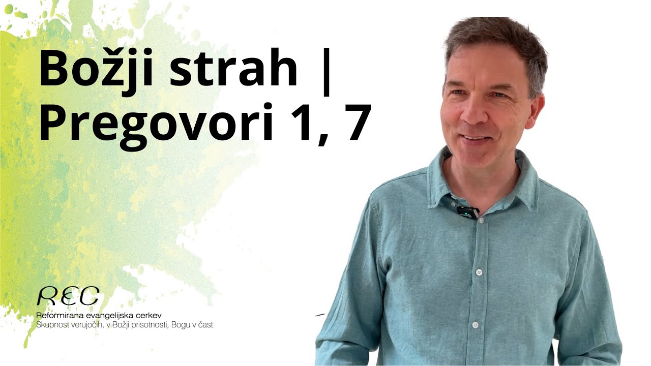 Božji strah | Pregovori 1, 7