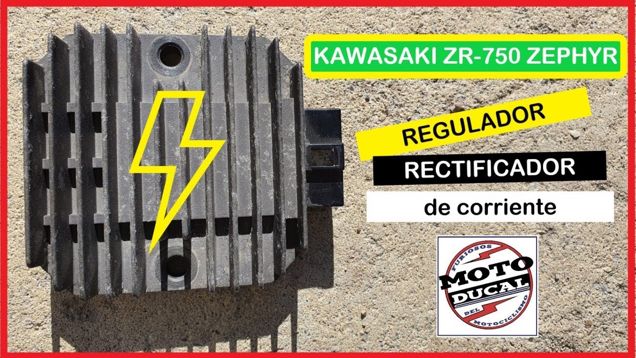 KAWASAKI ZR-750 - ZEPHYR 🏍⚡🏍 Electricidad de la MOTO. #2. Regulador - rectificador de corriente.