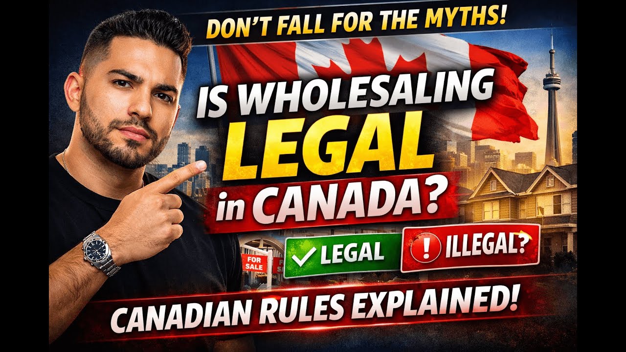 Is Wholesaling Real Estate Legal in Canada? | How to Wholesale Real Estate in Canada