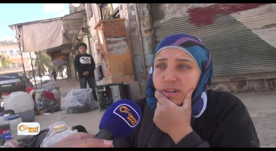 استمرار الحياة في مدينة ادلب بالرغم من الدمار والقصف