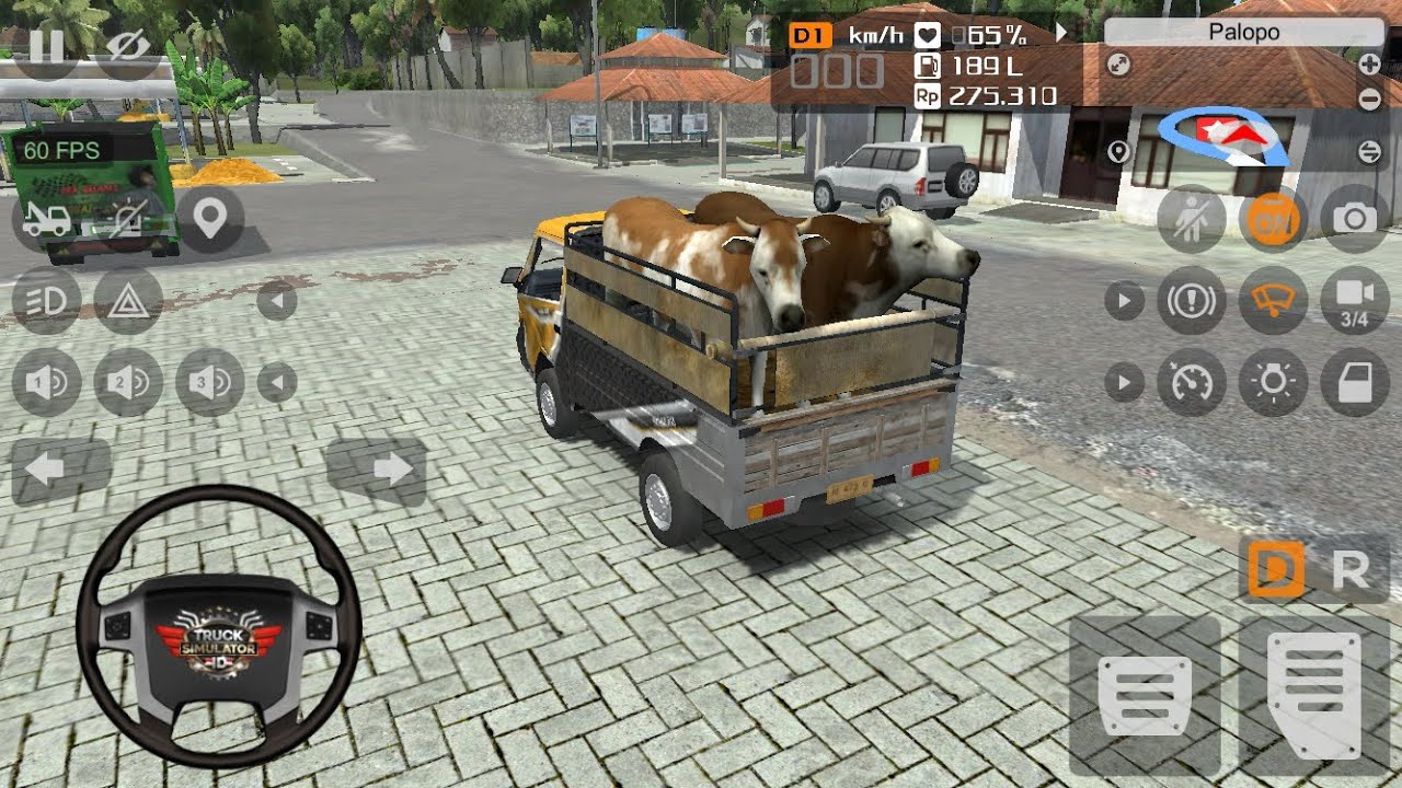 Truck Simulator Indonesia – Cows Transport Mission 🐄 | Village Delivery Let’s Play
