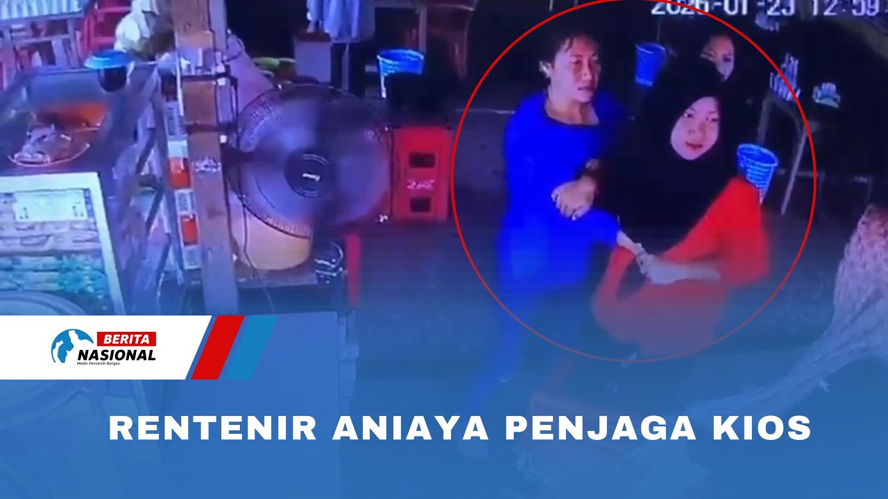 Rentenir Aniaya Penjaga Kios