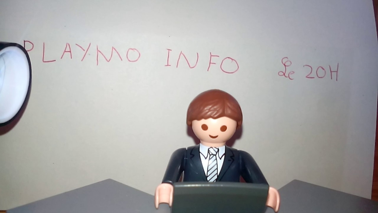 journal de 20h et match de foot playmobil