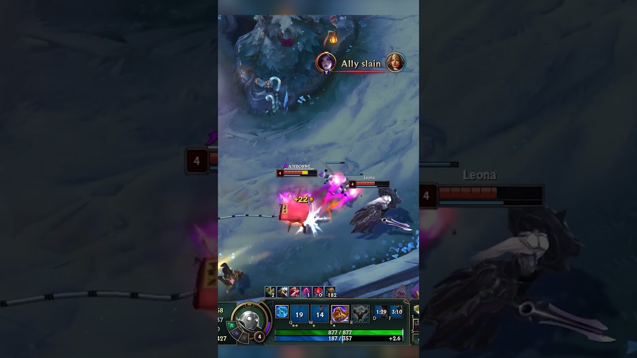 Blitzcrank & Sivir Vs Kai'Sa & Leona | Great Hook & Clean Up! #leagueoflegends #blitzcrank #shorts