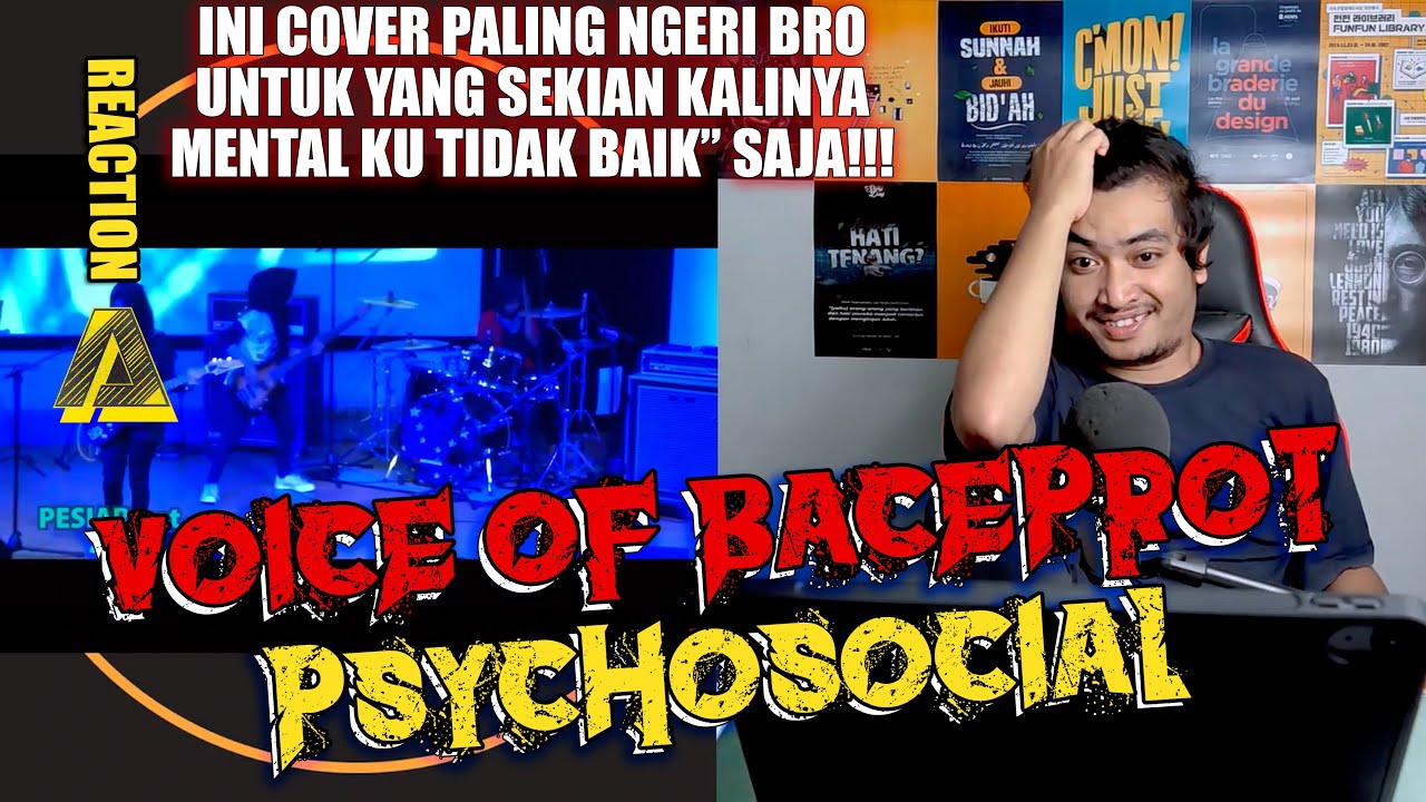 Vob Reaction | Voice of Baceprot - Psychosocial | Slipknot Cover